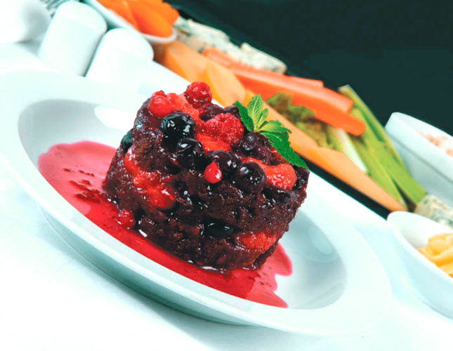 Petit gâteau choco framboise Petit gâteau choco framboise
