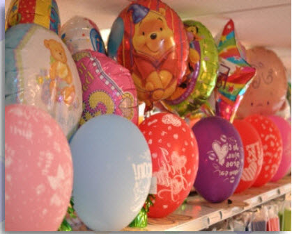 Ballons gonflés